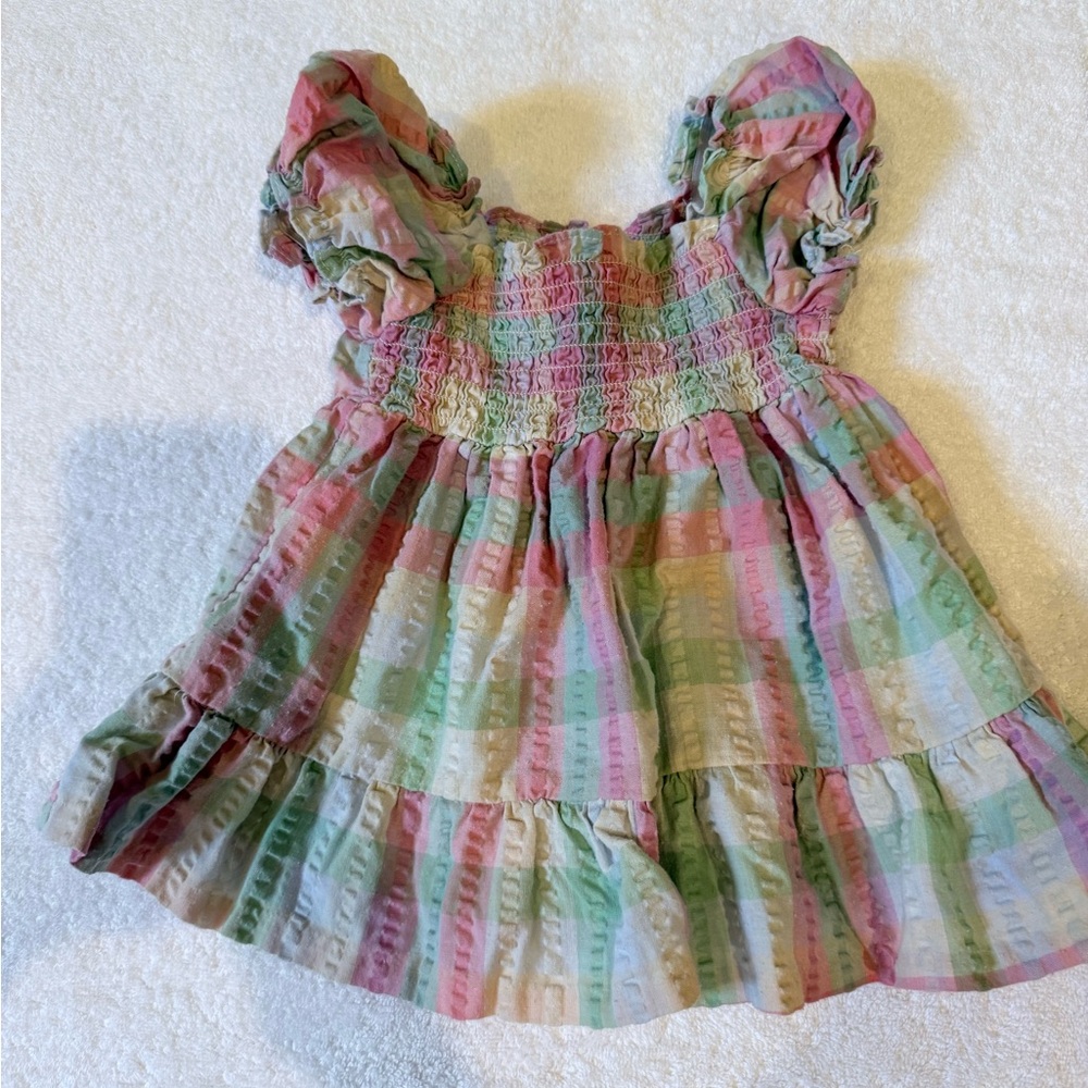Iris Pastel Plaid Top